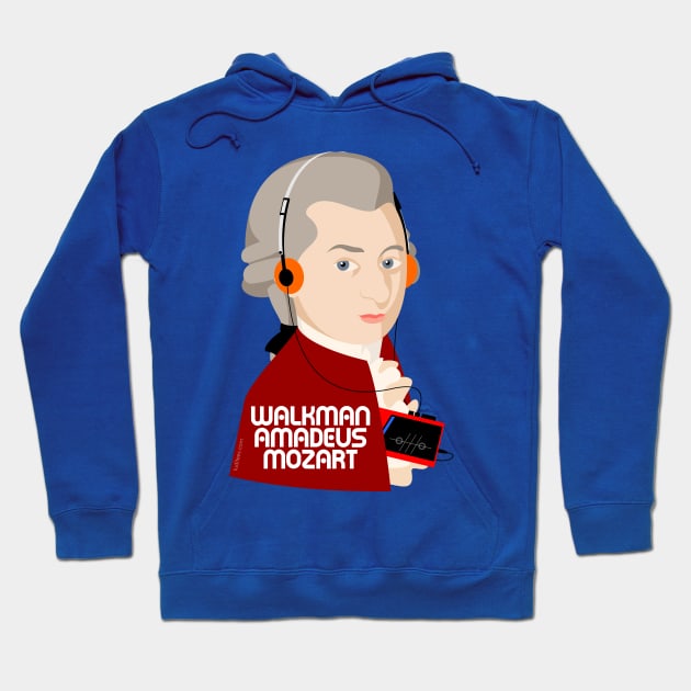 W. Amadeus Mozart Hoodie by tuditees